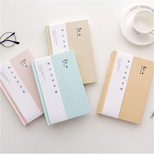 A5 Size Leather Cover Customizable Logo Grid Inner Page Design Notebook Diary Planner