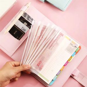 A6 Mini Size Money Saving Plan Notebook Accounting Notebook