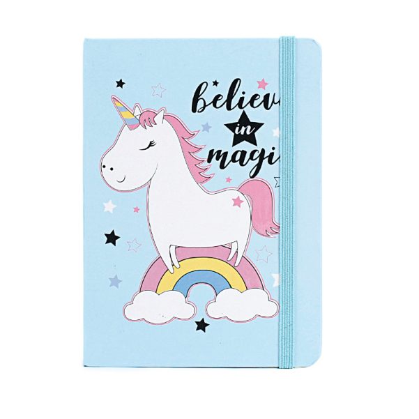 A5 Paper Printed Unicorn Notebook Horizontal Line Diary Inside Page - Image 2