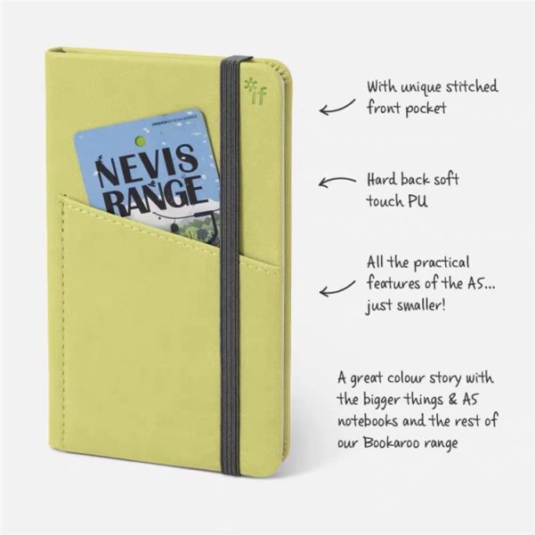 Mini A6 Size Leather Cover Customizable Inner Page Pocket Notebook Diary - Image 3