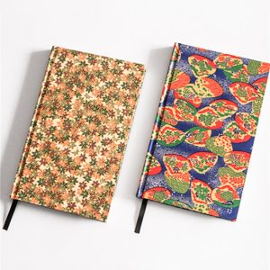 Customizable Size A5 Paper Hard Shell Printed Horizontal Line Design Notebook Diary Planner