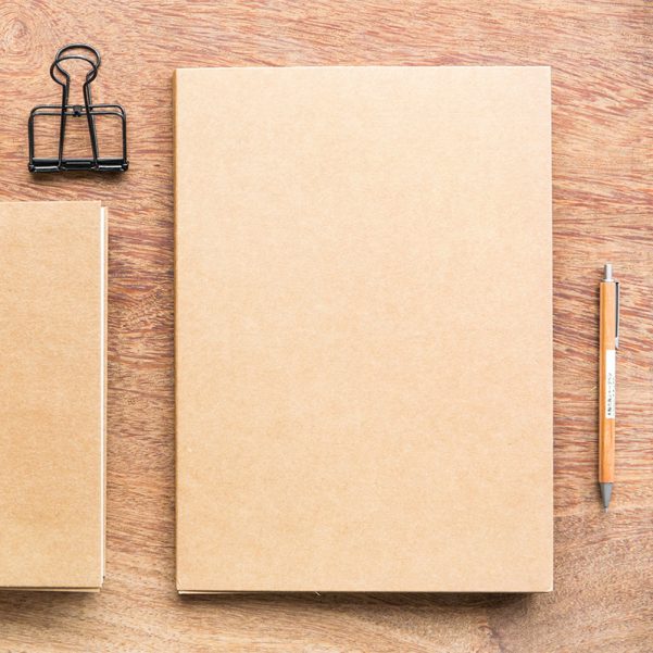 A5 Size Kraft Paper Cover Blank Inner Page Diary Notebook Stationery - Image 3