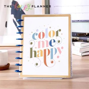 A5 PP Plastic Cover Binder Color Notebook Diary