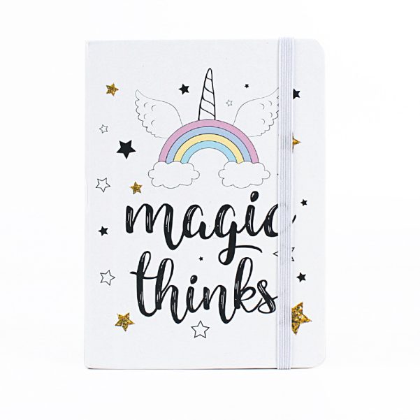 A5 Paper Printed Unicorn Notebook Horizontal Line Diary Inside Page - Image 5