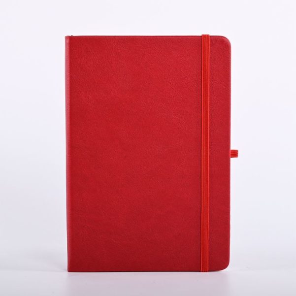 Factory Custom Logo A5 Leather Cover Inner Page Horizontal Line Strap Notebook Diary - Image 3
