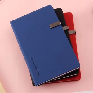 Leather Cover A5 Size 100 Sheets Magnetic Buckle Notebook Diary