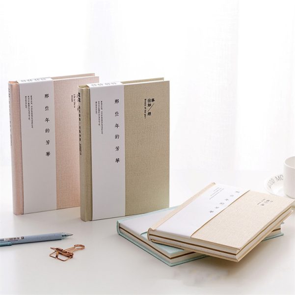 A5 Size Leather Cover Customizable Logo Grid Inner Page Design Notebook Diary Planner - Image 4