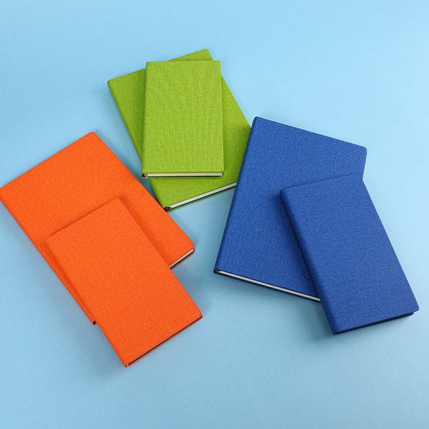 A5 A6 Size Imitation Fabric Leather Cover Inner Page Lined Notebook Diary Planner