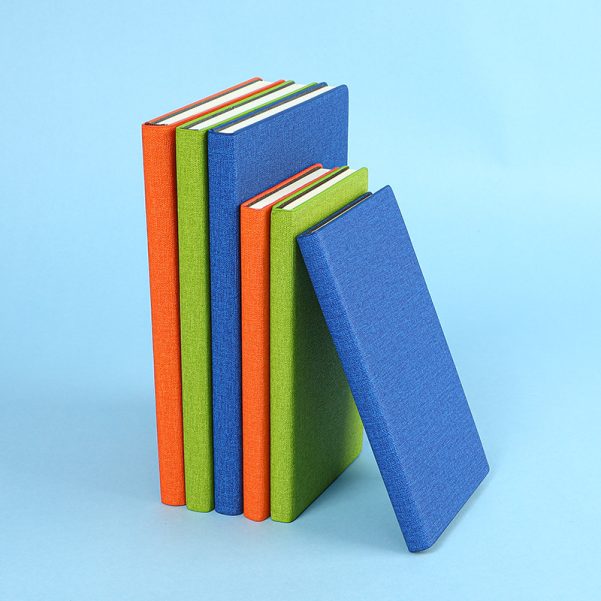 A5 A6 Size Imitation Fabric Leather Cover Inner Page Lined Notebook Diary Planner - Image 2