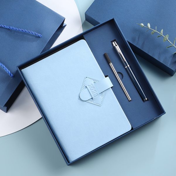 A5 Size Business Notebook Diary Set With Customized Logo Inner Pages - Image 3