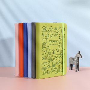 A5 A6 Size PU Leather Cover Inner Page Custom Notebook Diary Journal