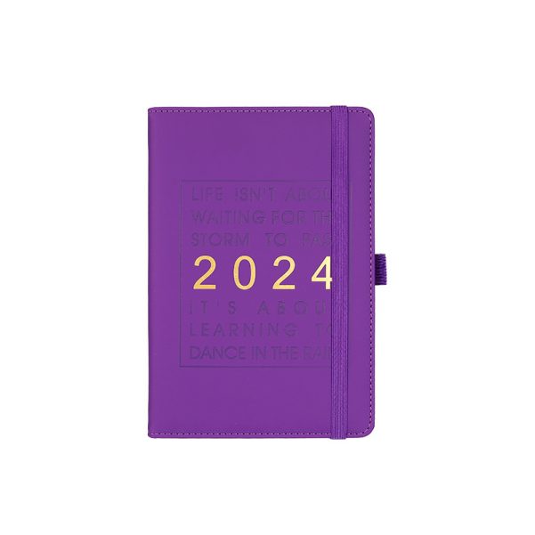 A5 Leather Notebook Planner Business Diary With Custom Logo Cover And Inner Pages - Image 2