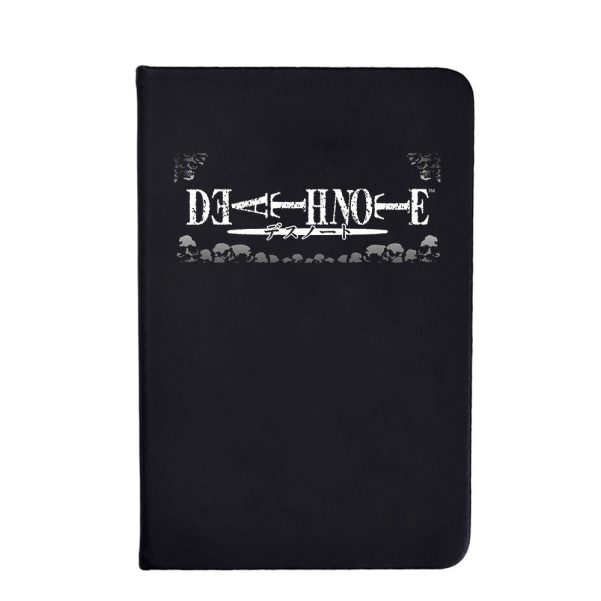 A5 Size Black Leather Custom Logo Death Notebook Diary - Image 4