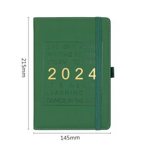 A5 leather business notebook