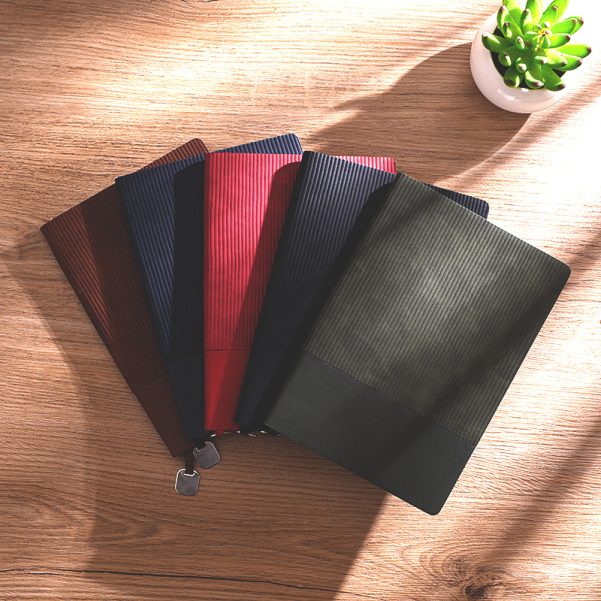 A5 Size Leather Cover Custom Logo And Inner Pages Business Notebook Diary Planner - Image 2