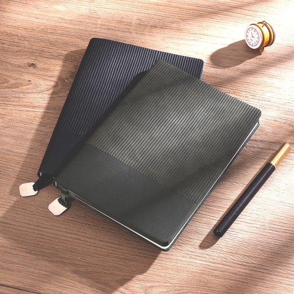 A5 Size Leather Cover Custom Logo And Inner Pages Business Notebook Diary Planner - Image 3