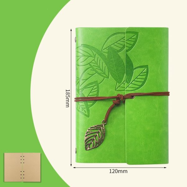 A6 A7 Size Leather Cover Strap With Replaceable Inner Core Travel Notebook - Image 4