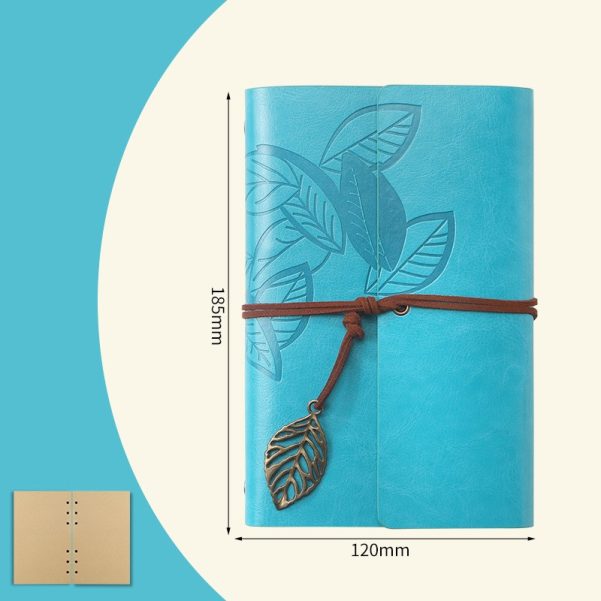 A6 A7 Size Leather Cover Strap With Replaceable Inner Core Travel Notebook - Image 5
