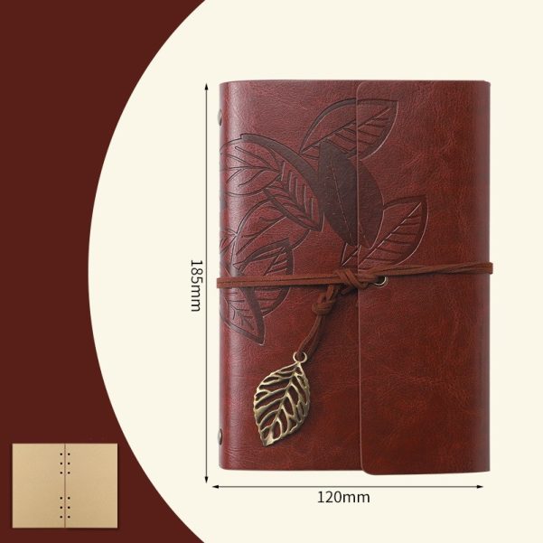 A6 A7 Size Leather Cover Strap With Replaceable Inner Core Travel Notebook - Image 6