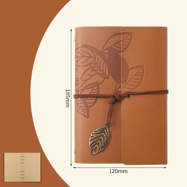 A6 A7 Size Leather Cover Strap With Replaceable Inner Core Travel Notebook - Image 7