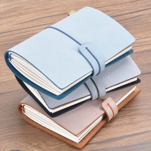 A6 A7 Mini Size Leather Cover Travel Notebook Journal