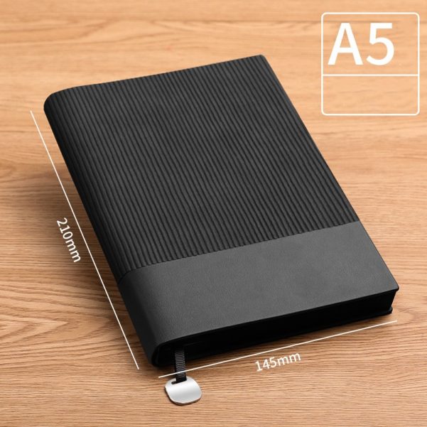 A5 Size Leather Cover With Custom Logo And Size Business Notebook Diary Planner Journal - Image 2