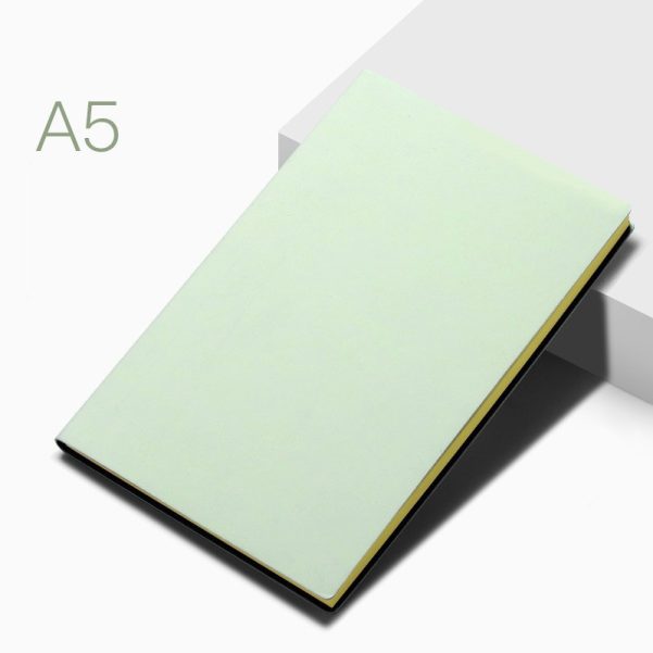 A5 Size Soft Leather Cover Customized Logo And Inner Pages Notebook Journal - Image 3