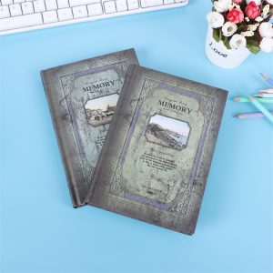 A5 Size Paper Hard Cover Notebook Diary With Customizable Cover Design Logo