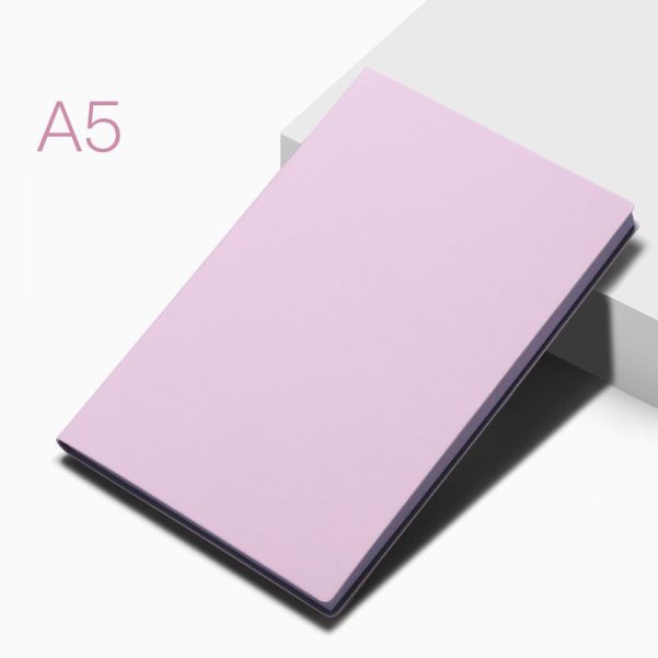 A5 Size Soft Leather Cover Customized Logo And Inner Pages Notebook Journal - Image 4