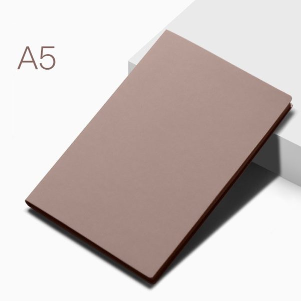 A5 Size Soft Leather Cover Customized Logo And Inner Pages Notebook Journal - Image 5