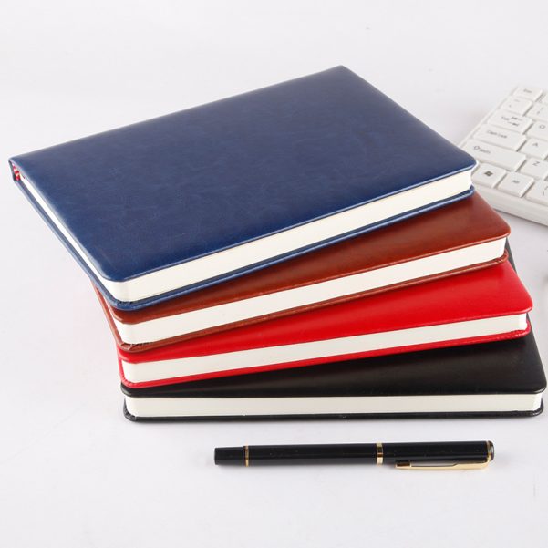 A5 Size Leather Cover Accept Customized Logo and Inner Page Business Notebook Diary Journal - Image 2