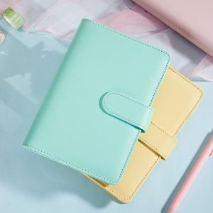 A5 Size Leather Cover Magnetic Clasp Design Custom Inner Pages Notebook Diary Planner