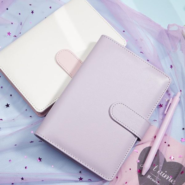 A5 Size Leather Cover Magnetic Clasp Design Custom Inner Pages Notebook Diary Planner - Image 3