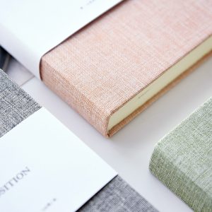 linen notebook 