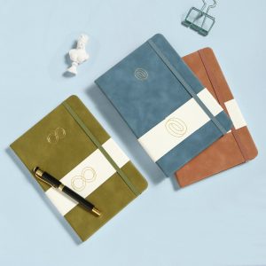 Accept Custom Size Cover Logo and Inner Page Design Leather Notebook Diary Journal