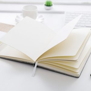 blank notebook 