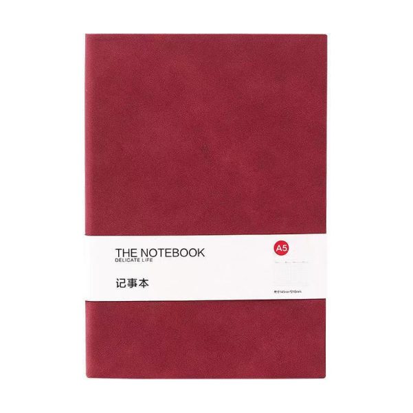 A5 Size Thick Leather Cover With Customizable Logo Inner Pages Notebook Diary Journal