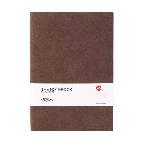 A5 Size Thick Leather Cover With Customizable Logo Inner Pages Notebook Diary Journal - Image 3
