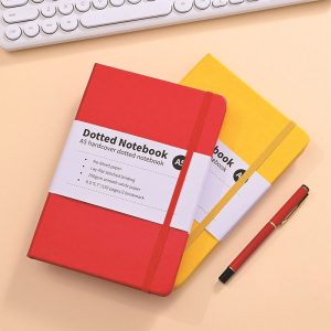 Custom Size and Cover Logo Leather Notebook Diary Planner with Cover Binding