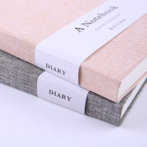 linen notebook