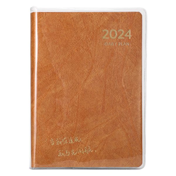 Kraft Paper Cover Design Schedule Planner Notebook with Custom Size and Cover Logo - Image 2