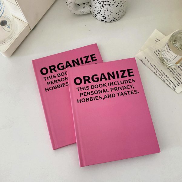 A5 Size Paper Hard Cover Notebook Diary Accepts Customized Cover and Inner Page Design - Image 3