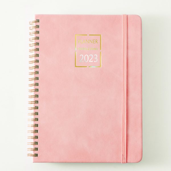 A5 Size Leather Cover with Custom Logo and Inner Pages Spiral Coil Journal Notebook Diary - Image 2