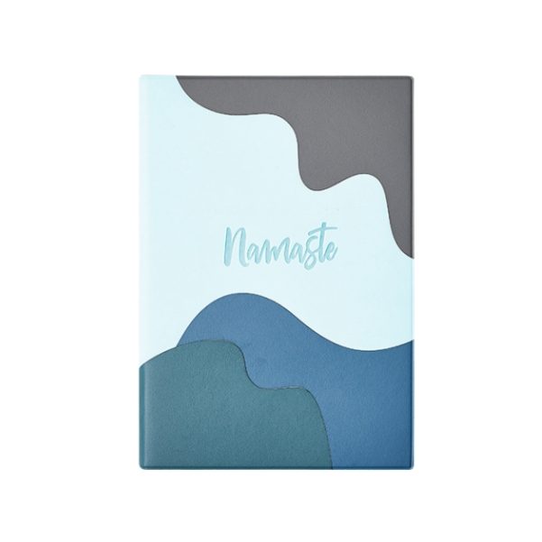Colorful Notebook Diary with Stitched Leather Cover Customized Logo and Inner Pages - Image 4