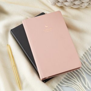 A5 Leather Cover with Custom Logo and Lined Inner Pages Diary Planner Journal