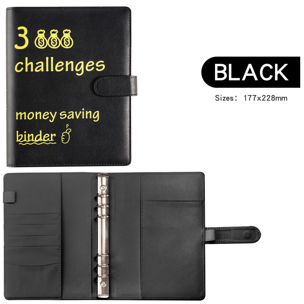 black binder notebook
