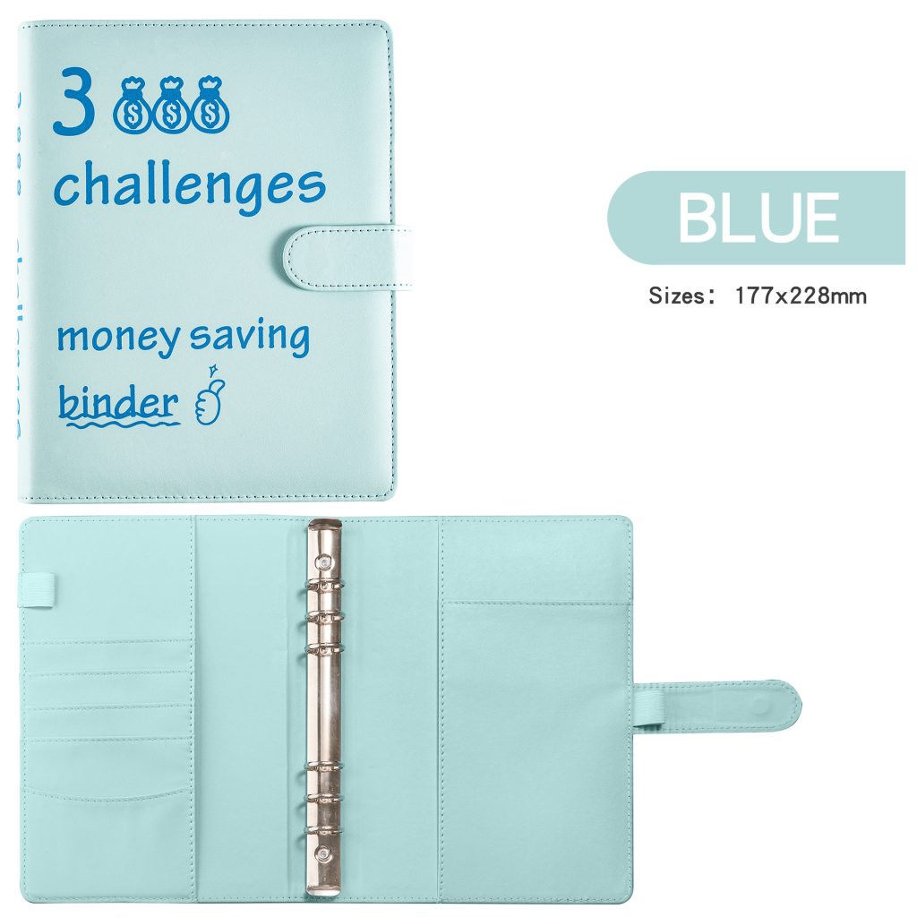 blue notebook planner