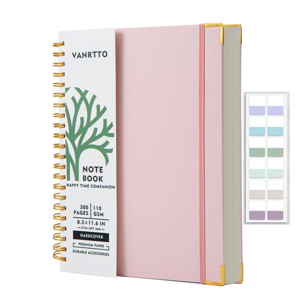 Paper Cover Metal Coil Spiral Notebook Diary Planner Journal Accepts Customization - Image 3