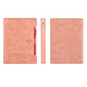 OEM ODM A5 Leather-covered Binder Notebook Diary Journal with Pen Holder