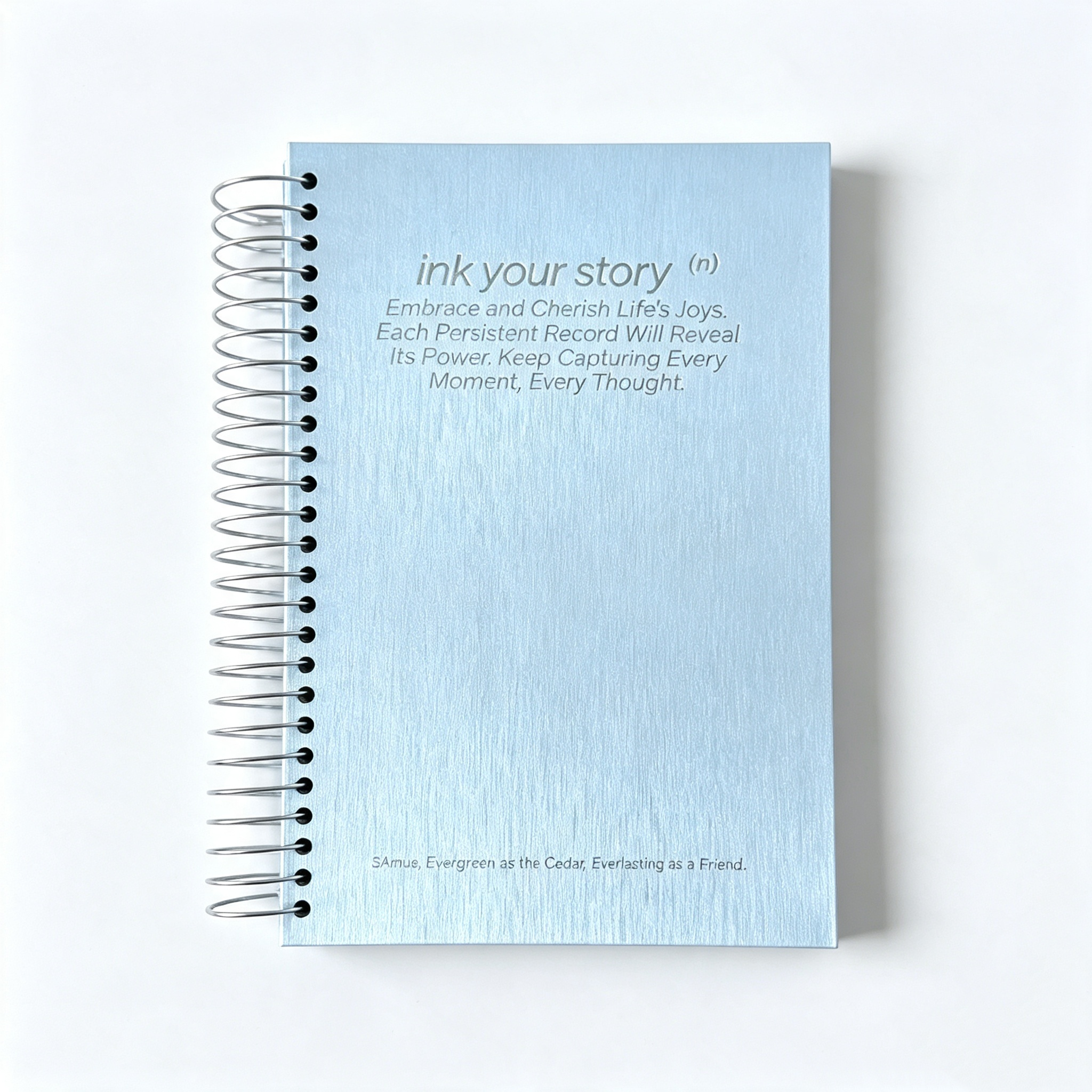 Custom Spiral Notebook Journal